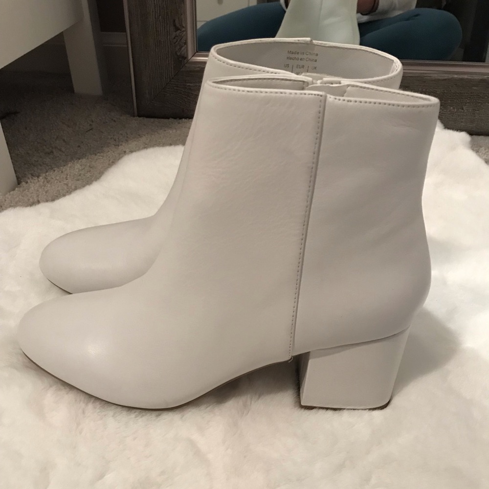 Aldo White booties